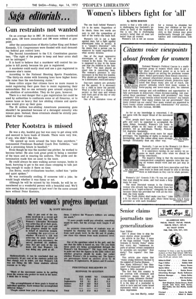 The Sage - Volume 7, Issue 11 - Page 2.